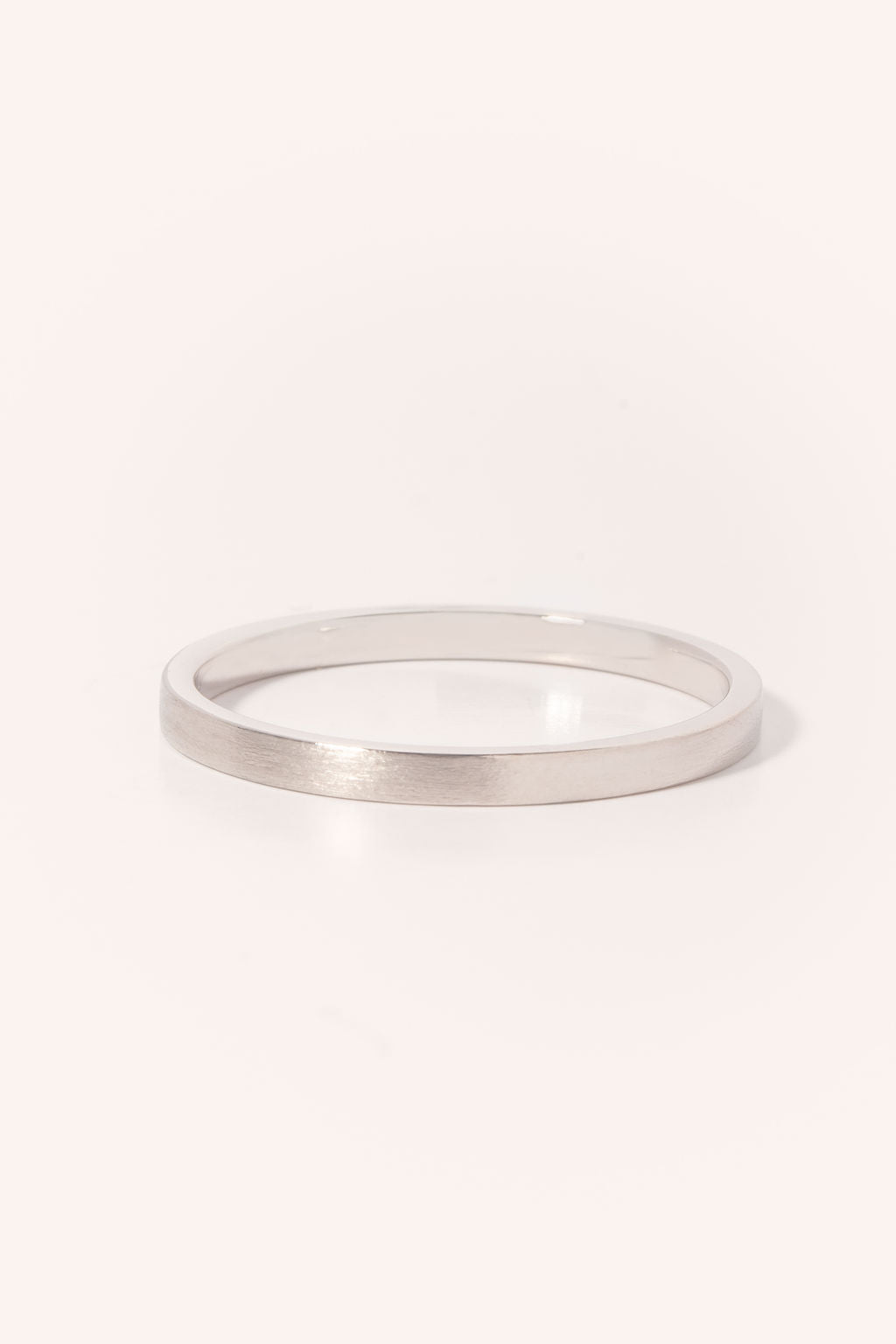 Ruban Fin brossé Ernest - Or Fairmined