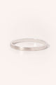 Ruban Fin brossé Ernest - Or Fairmined