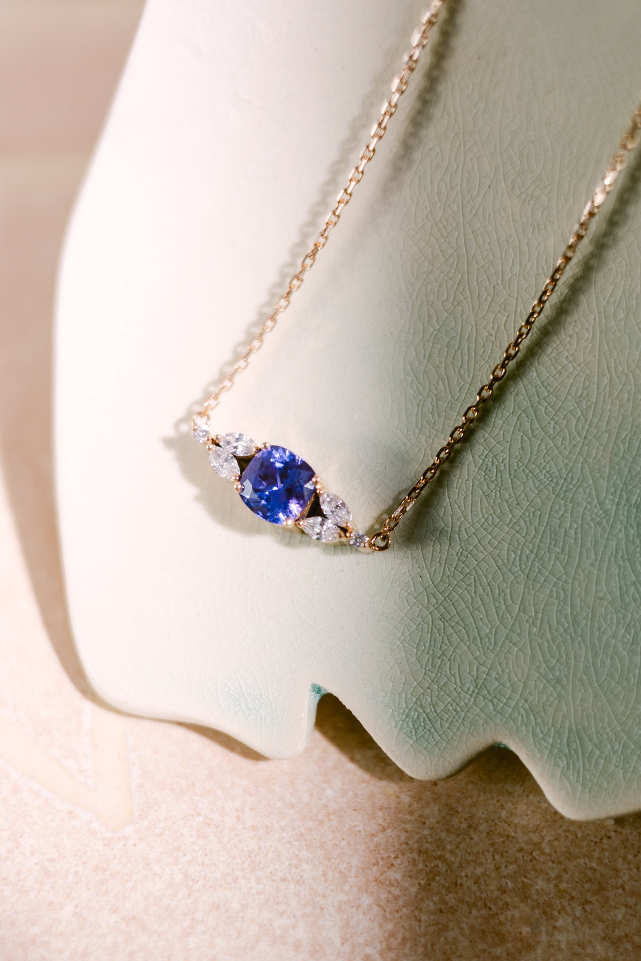 Collier tanzanite