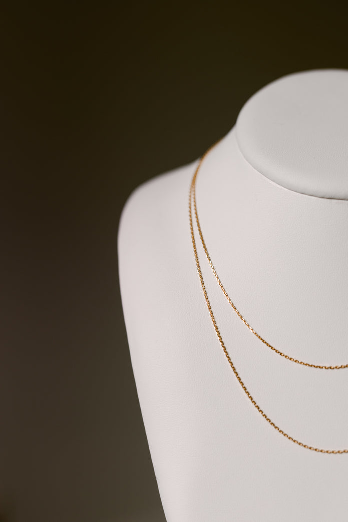 Chaîne femme forçat diamantée