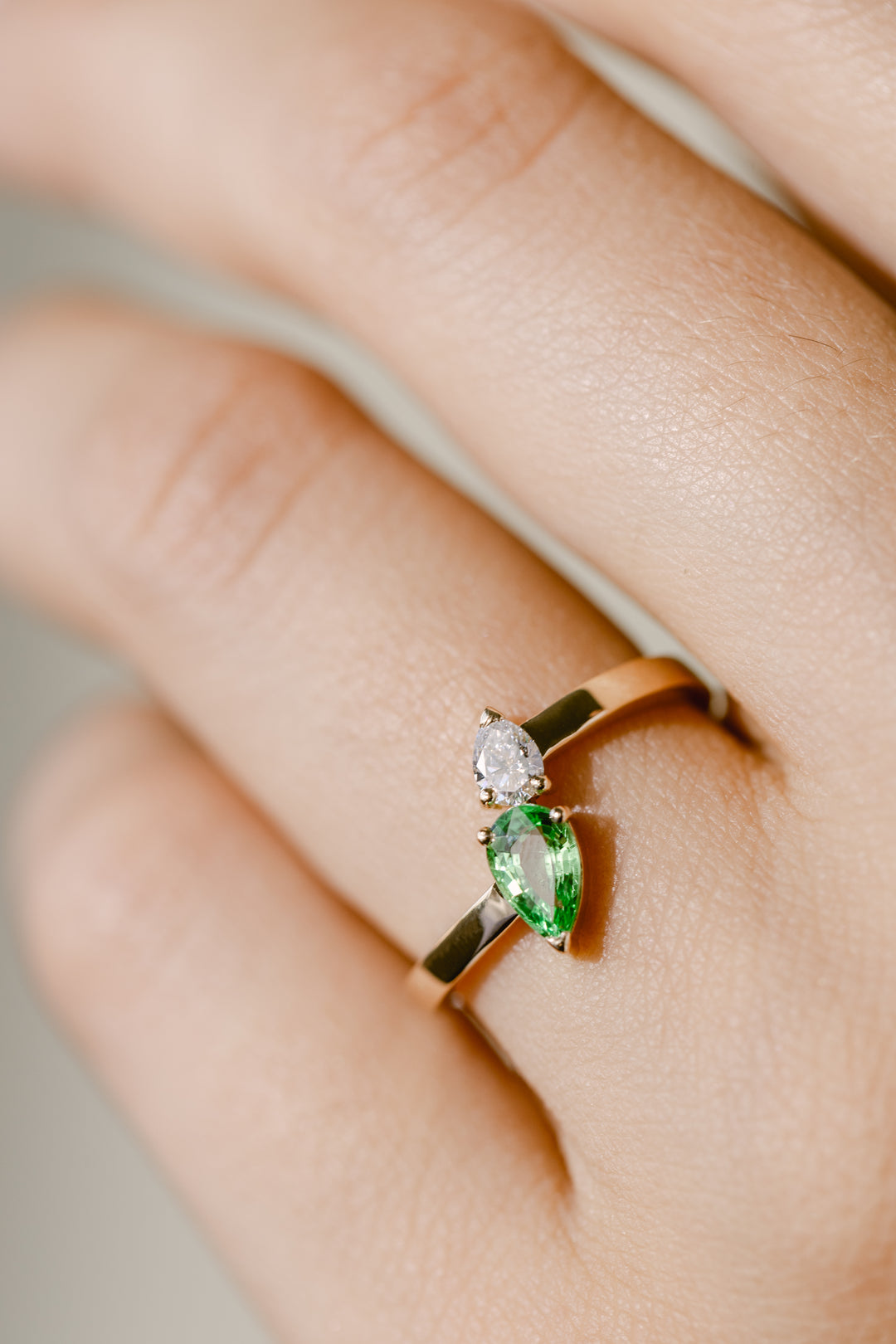 Aliénor tourmaline & diamant