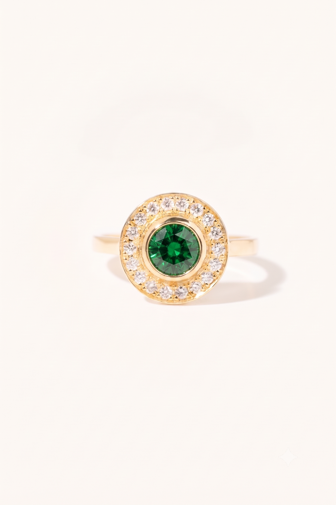 Capucine saphir vert