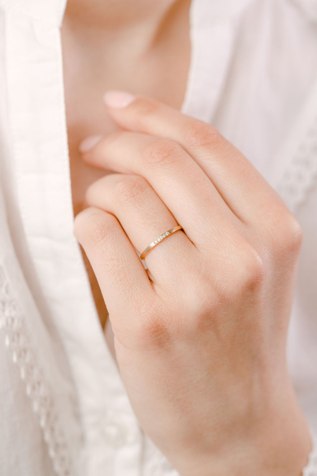 Alliance Fine Alliance Or Rose Et Diamant Alliance Bague Or Rose