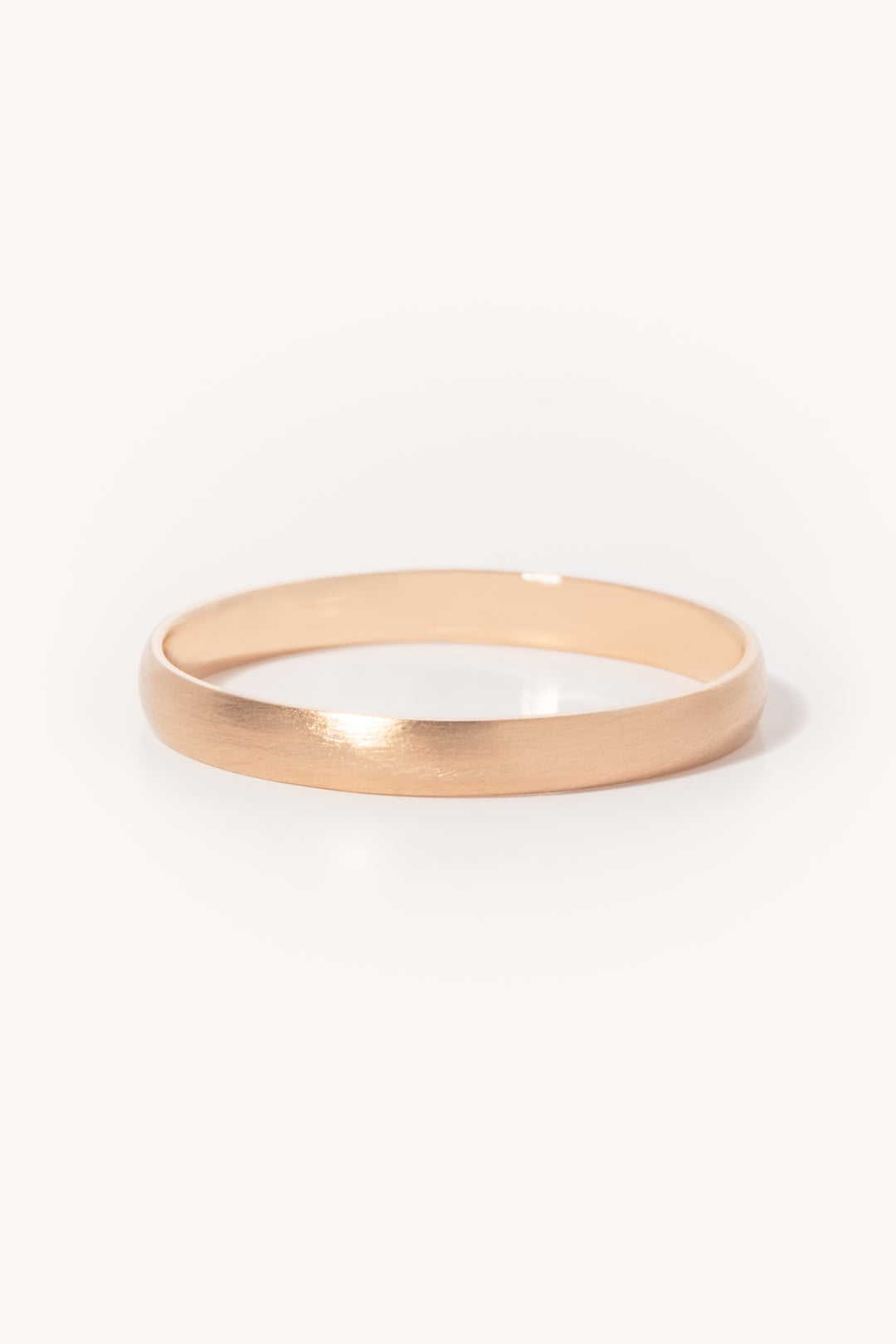 Demi-jonc Medium brossé Emile - Or Fairmined
