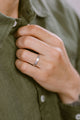 Ruban Medium brossé Ernest - Or Fairmined