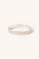 Ruban Medium sablé Ernest - Or Fairmined