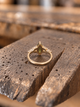Saphir vert taille marquise